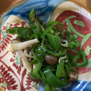 ピーマンの胡麻油炒め